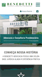 Mobile Screenshot of benedettiadvocacia.com.br